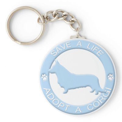Adopt a Corgi Keychain (Cardigan) by MenagerieMayhem
