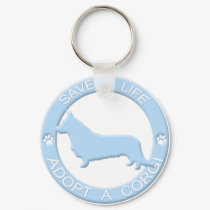 Adopt a Corgi Keychain (Cardigan)