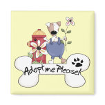 Adopt A Dog Fridge Magnets