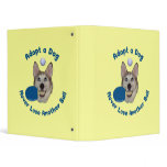 Adopt a Dog Ping Pong Binders