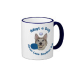 Adopt a Dog Ping Pong Coffee Mugs