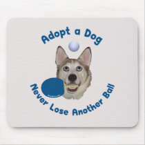 Adopt a Dog Ping Pong Mouse Pads