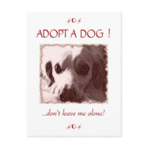 Adopt a Dog Postcard