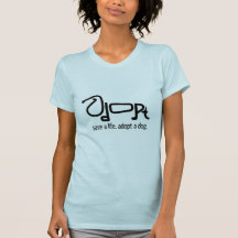 adopt a dog tee shirt