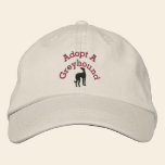Adopt A Greyhound embroidered hats