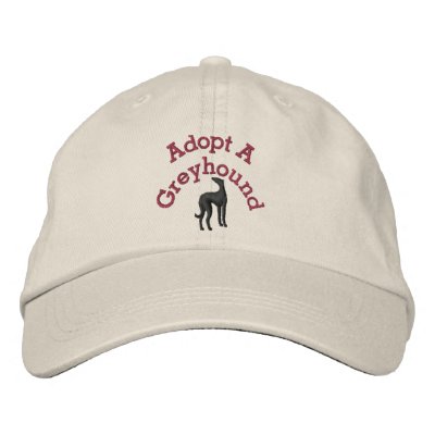 Adopt A Greyhound Embroidered Hats Adopt A Greyhound Embroidered Hats