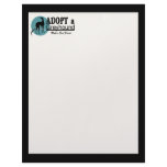 Adopt a Greyhound Custom Letterhead