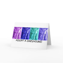 Adopt a Greyhound Notecards by lmlampe Adopt a Greyhound Notecards
