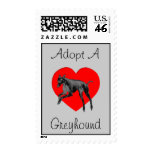 Adopt A Greyhound Rescue Postage Stamp