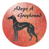 Adopt a Greyhound stickers