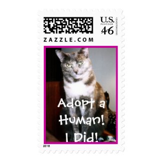 Adopt a Human Postage stamp