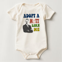 Adopt a Mutt Like Me Obama Infant Shirt by SideSplitters Adopt a Mutt Like Me Obama Infant Shirt
