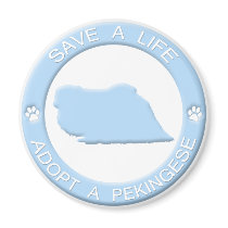 Adopt a Pekingese Magnet by MenagerieMayhem Adopt a Pekingese Magnet