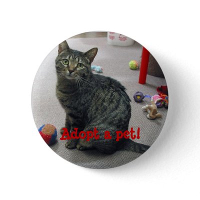 Adopt a Pet Button by RabidBushbaby