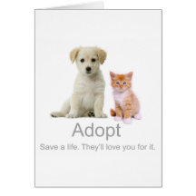 adopt a pet cards