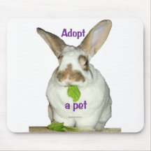 Adopt a pet mouse pad