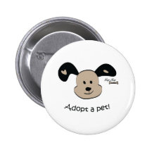 Adopt a pet pin