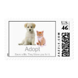 adopt a pet postage stamp