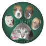 Adopt a pet round sticker