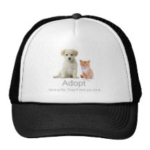 adopt a pet trucker hat