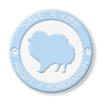 Adopt a Pomeranian Magnet