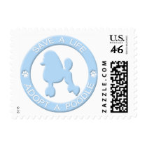 Adopt a Poodle Postage Stamps by MenagerieMayhem Adopt a Poodle Postage Stamps