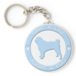 Adopt a Pug Keychain