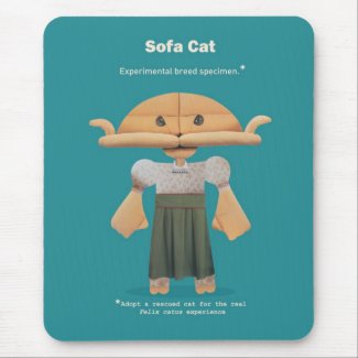 ADOPT A RESCUED CAT! MOUSEPADS