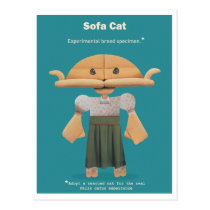 ADOPT A RESCUED CAT! postcards