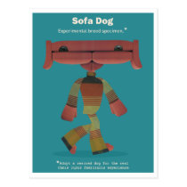 ADOPT A RESCUED DOG! postcards