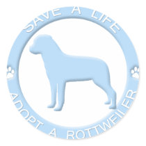 Adopt a Rottweiler Stickers