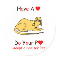 Adopt a Shelter Animal sticker