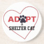 Adopt a Shelter Cat Coaster