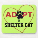Adopt a Shelter Cat Mouse Pads