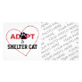 Adopt a Shelter Cat Photo Card Template