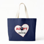 Adopt a Shelter Dog Canvas Bags
