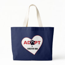 Adopt a Shelter Dog Canvas Bags