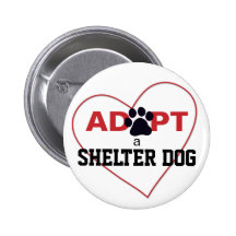 Adopt a Shelter Dog Button