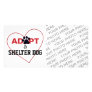 Adopt a Shelter Dog Picture Card
