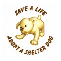 Adopt a Shelter Dog posters
