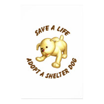 Adopt a shelter dog posters