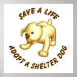 Adopt a Shelter Dog posters