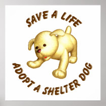 Adopt a Shelter Dog Poster