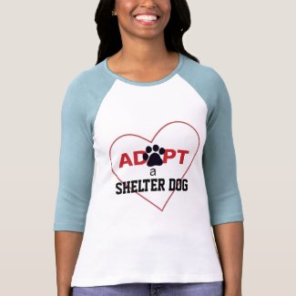 Adopt a Shelter Dog Tee Shirt