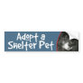 Adopt a Shelter Pet Chow Mix Bumper Sticker