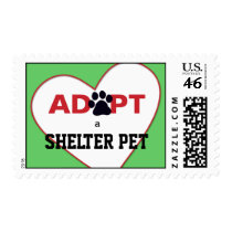 Adopt a Shelter Pet Stamp