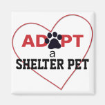 Adopt a Shelter Pet Refrigerator Magnet