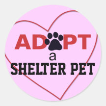 Adopt a Shelter Pet Sticker