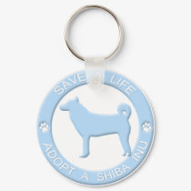 Adopt a Shiba Inu Keychain