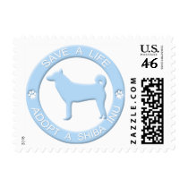 Adopt a Shiba Inu Postage Stamps